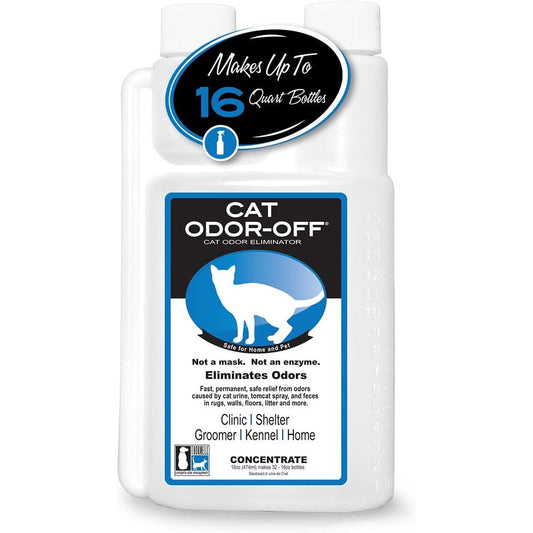 Odorcide Thornell Cat Odor Off Concentrate Pet Smell Odor Eliminator Professional Strength Urine And Feces Stain Remover 16 Ounce