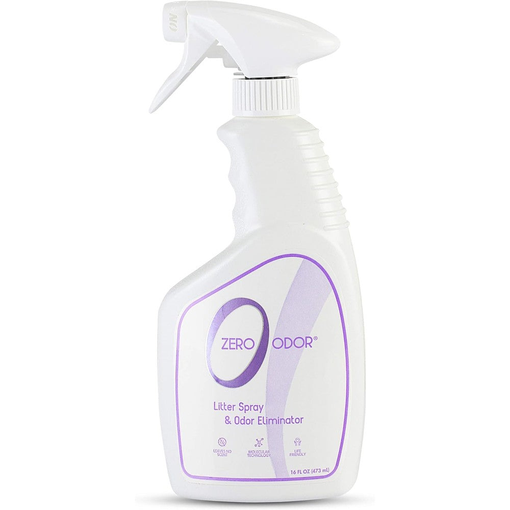 Zero Odor litter box odor eliminator trigger spray bottle front view
