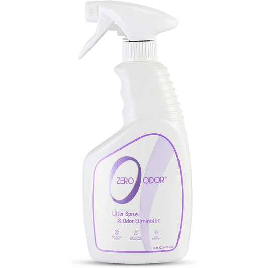 Zero Odor Litter Box Odor Eliminator Trigger Spray With Patented Molecular Technology Non Toxic Pet Litter Deodorizer 16 Ounce
