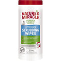 Natures Miracle litter box scrubbing wipes front view canister