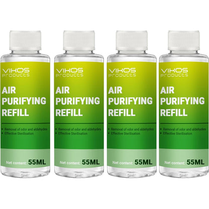 VIKOS Products cat litter deodorizer liquid refill front view for automatic litter boxes