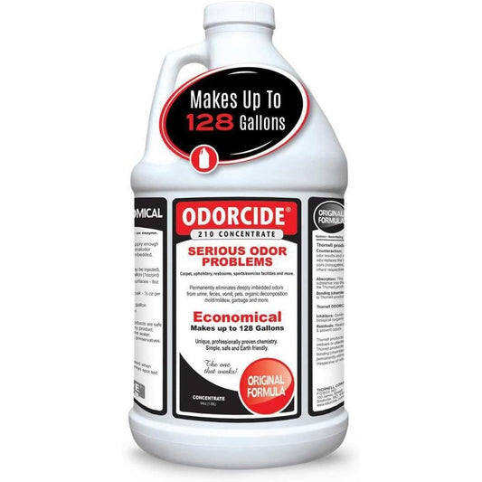 Odorcide 210 Original Scent Odor Eliminator Concentrate Sixty Four Ounce Half Gallon Size