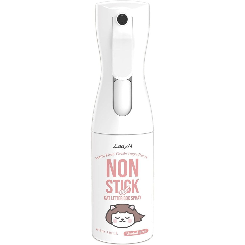 Lady N Non Stick Coating Spray front view bottle for cat litter box maintenance