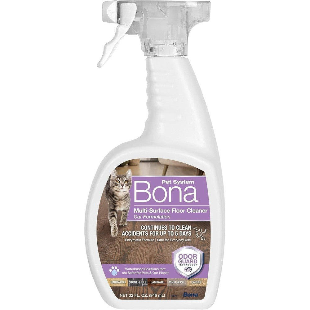 Bona Pet System Cat Formulation Multi-Surface Floor Cleaner front view bottle