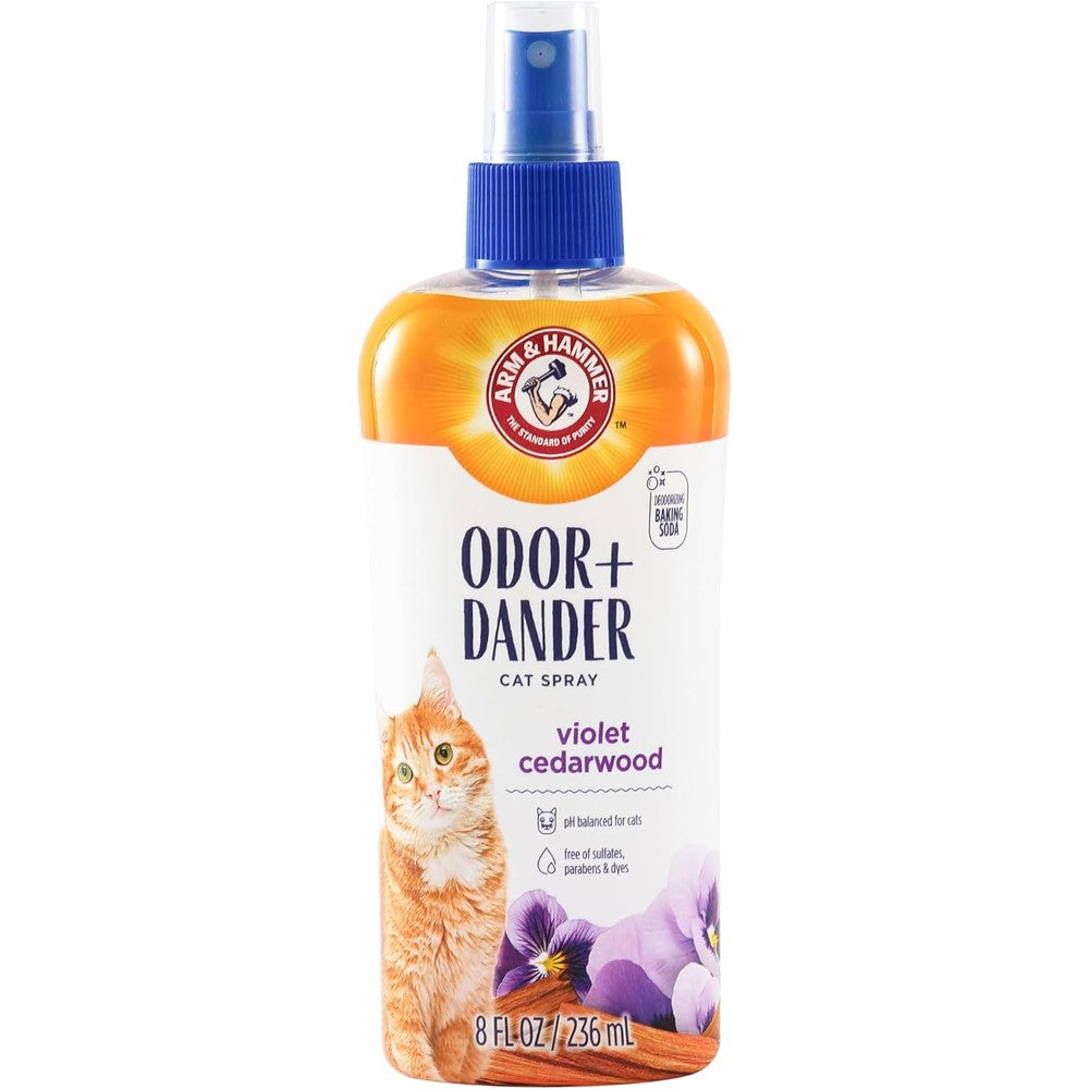 Arm and Hammer cat odor control and dander reducing spray front view