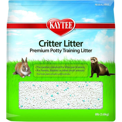 Kaytee Premium Potty Training Critter Litter For Ferrets Rabbits And Small Animals 8 Pound Bag