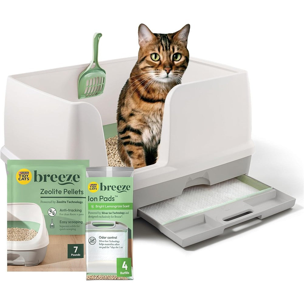 Purina Tidy Cats Breeze XL litter system front view box