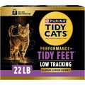 Purina Tidy Cats Performance Plus Tidy Feet Clumping Low Tracking Cat Litter With Clean Linen Scent 22 Pound Box