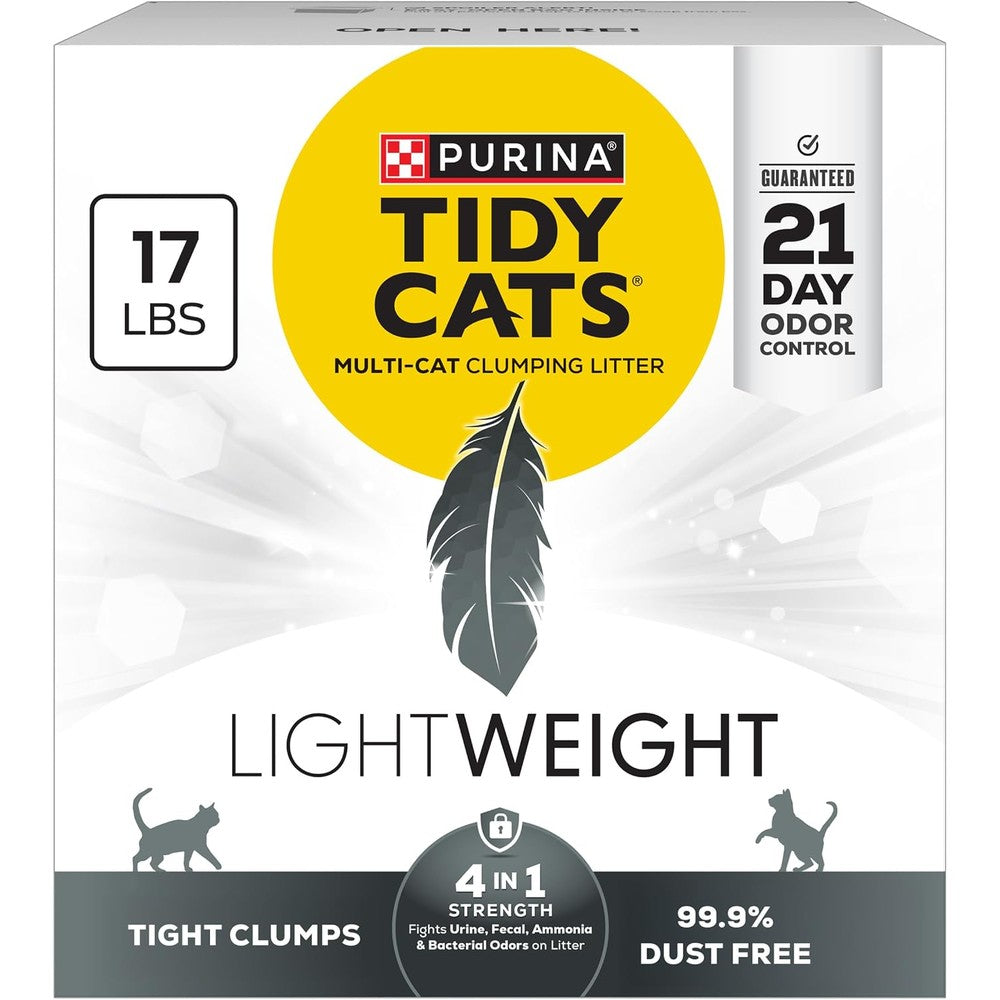 Purina Tidy Cats Lightweight 4-In-1 Strength Cat Litter front view