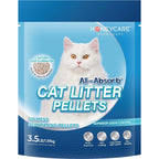 Honey Care All-Absorb Cat Litter Pellets Zeolite Long Lasting Odor Control Non-Clumping Litter 14 Pounds Pack