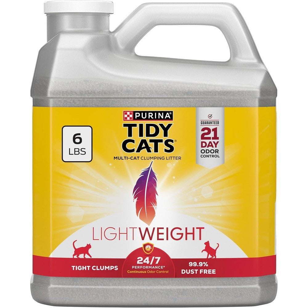 Purina Tidy Cats Lightweight 24/7 Performance cat litter jug front view