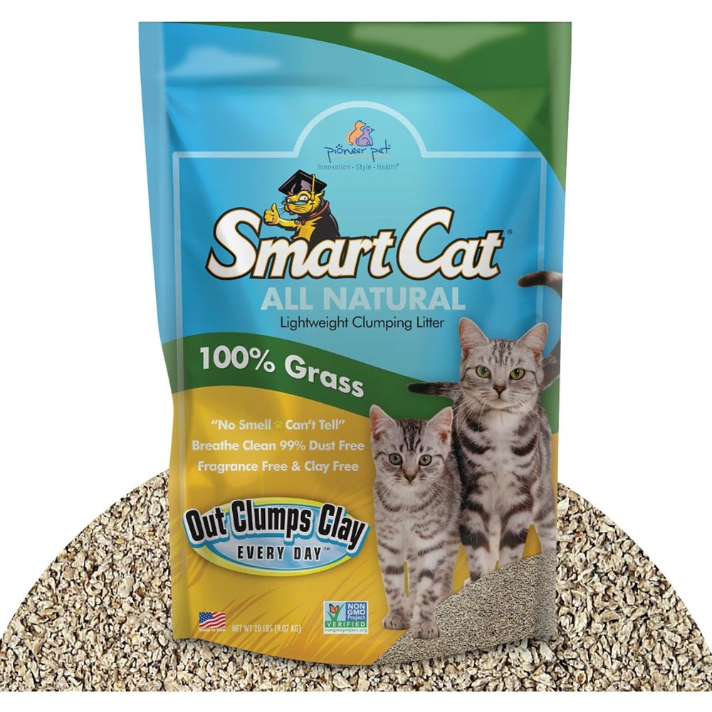 SmartCat all natural clumping cat litter front view packaging