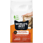 World's Best Cat Litter Low Tracking And Dust Control Multiple Cat Unscented 15 Pounds Whole Kernel Corn Formula