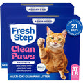 Fresh Step advanced clean paws multi cat litter front view packaging