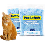PetSafe ScoopFree crystal cat litter front view packaging