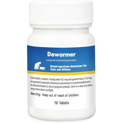 BiKontrun broad spectrum dewormer for cats and kittens front view bottle
