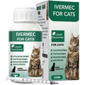 Totoketty Broad Spectrum Liquid Cat Dewormer front view showcasing the packaging bottle and standard benefits.