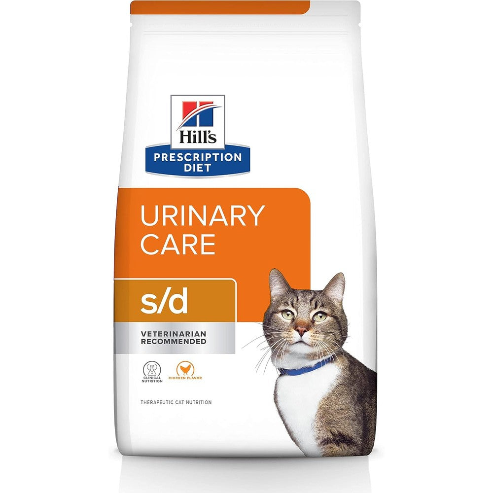 Hill's Prescription Diet S/D cat food front view bag package