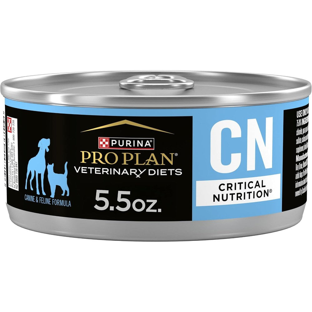 Purina Pro Plan Veterinary Diets CN Critical Nutrition Canine And Feline Formula Wet Dog And Cat Food Case Of 24 Five Point Five Ounce Cans