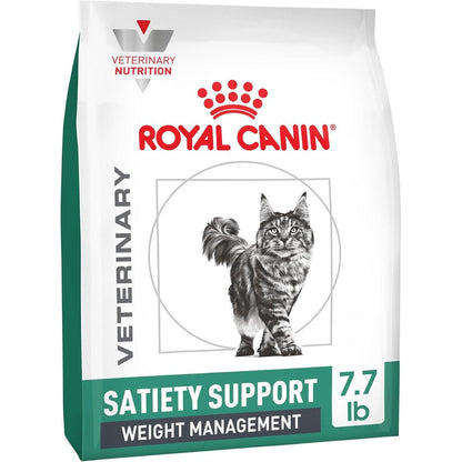 Royal Canin Veterinary Diet Feline Satiety Support Weight Management Adult Dry Cat Food Eleven Ounce Bag
