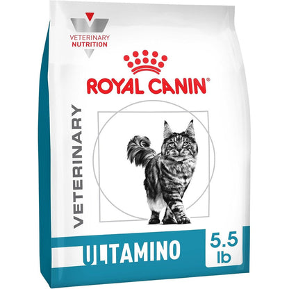 Royal Canin Veterinary Diet Feline Ultamino Adult Dry Cat Food For Severe Food Sensitivities 5.5 Pound Bag