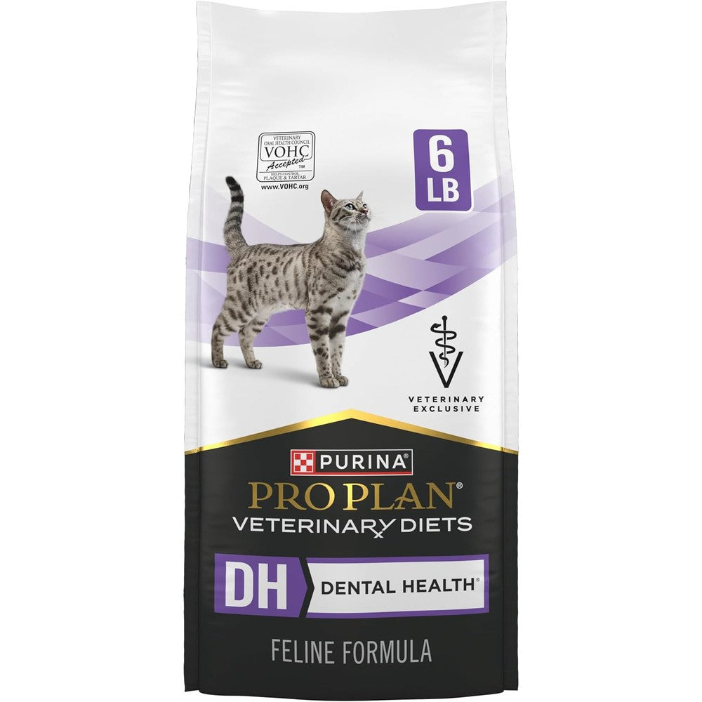 Pro Plan Veterinary Diets DH Dental Health cat food front view