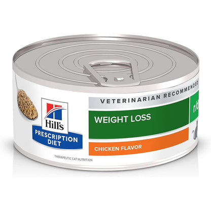 Hill's Prescription Diet r/d Weight Reduction Wet Cat Food Chicken Flavor 5.5 Ounce Cans 24-Pack