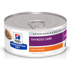 Hills Prescription Diet y/d thyroid care wet cat food front view