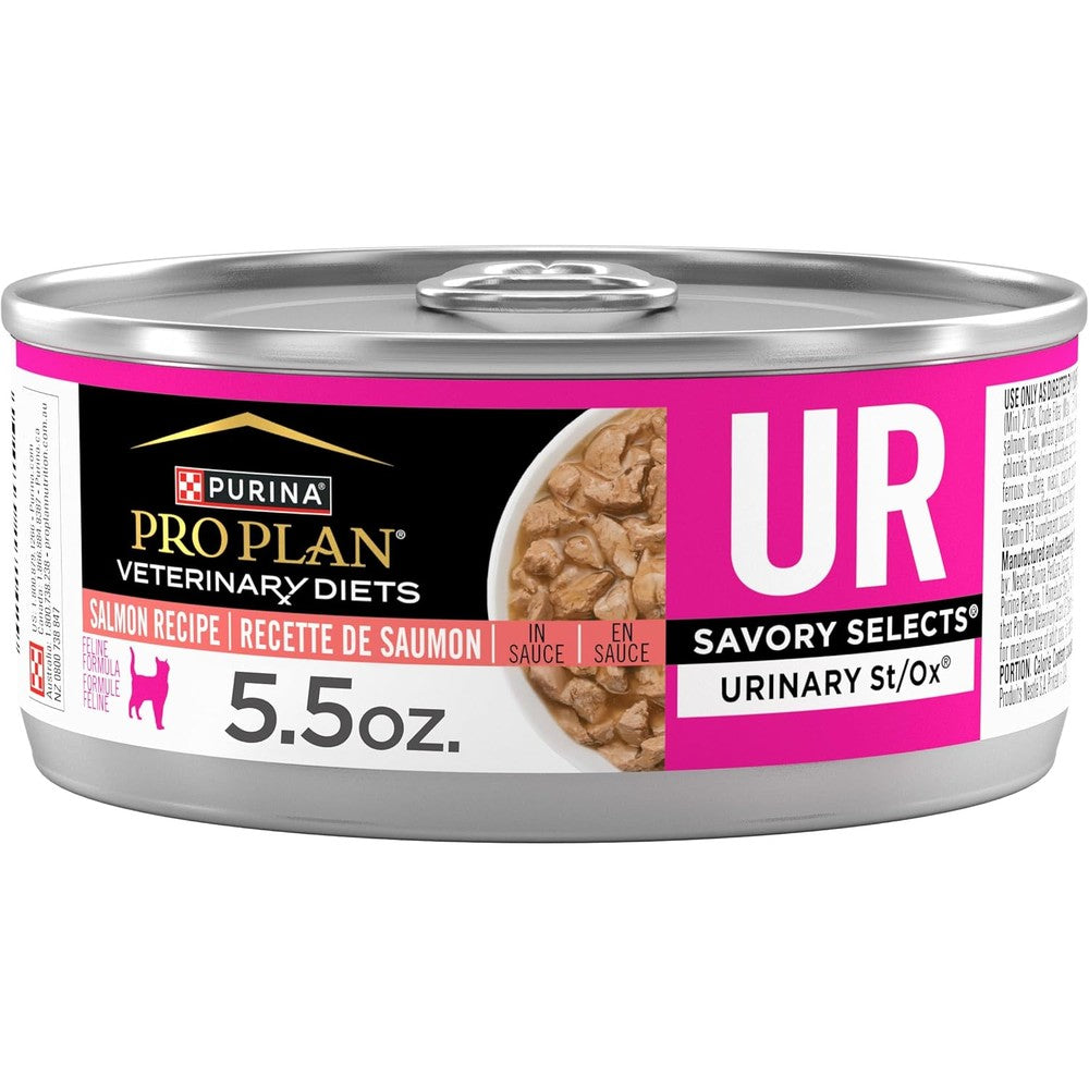 Pro Plan Veterinary Diets UR Urinary salmon wet cat food front view