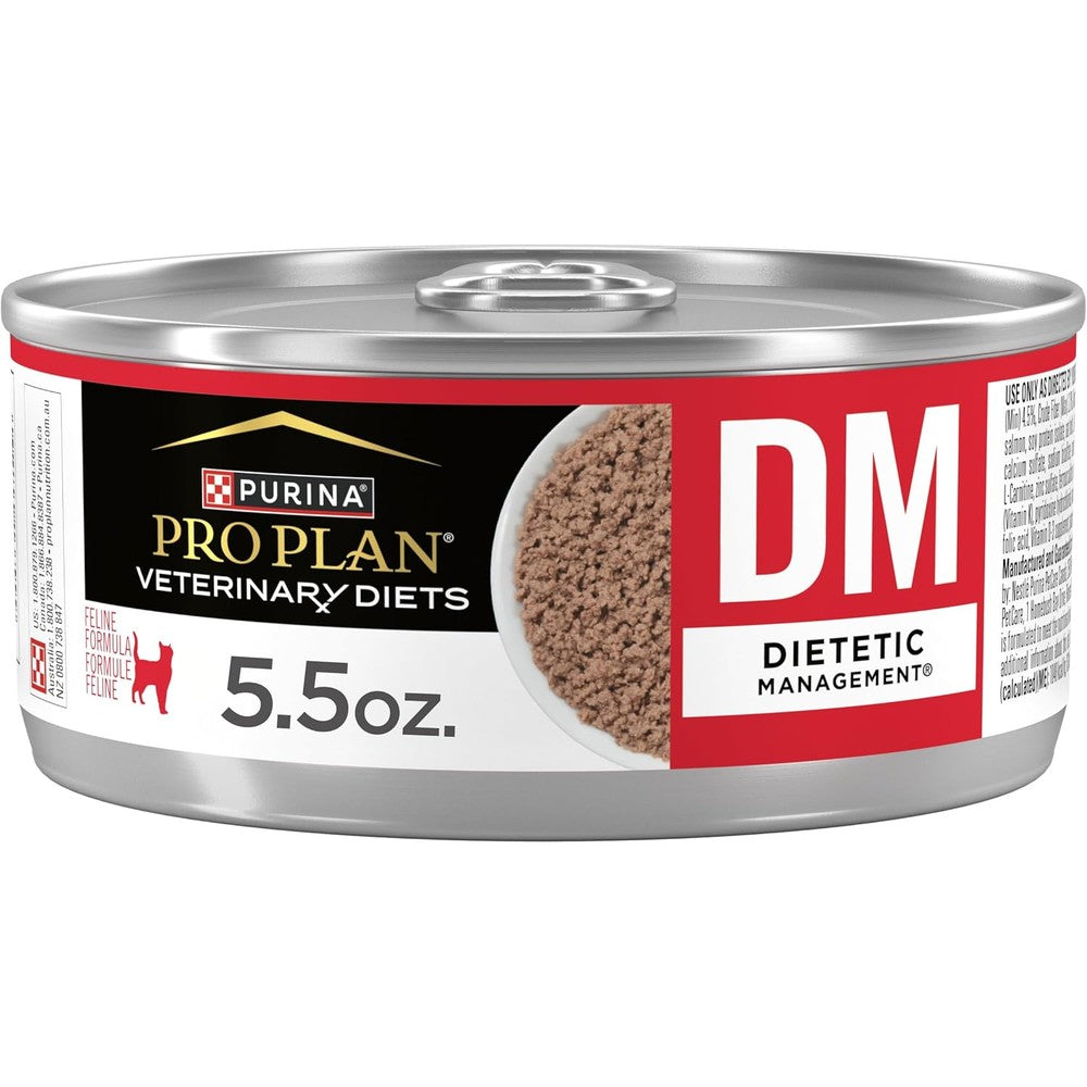 Pro Plan Veterinary Diets DM wet cat food front view