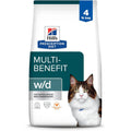 Hill's Prescription Diet w/d dry cat food front view packaging