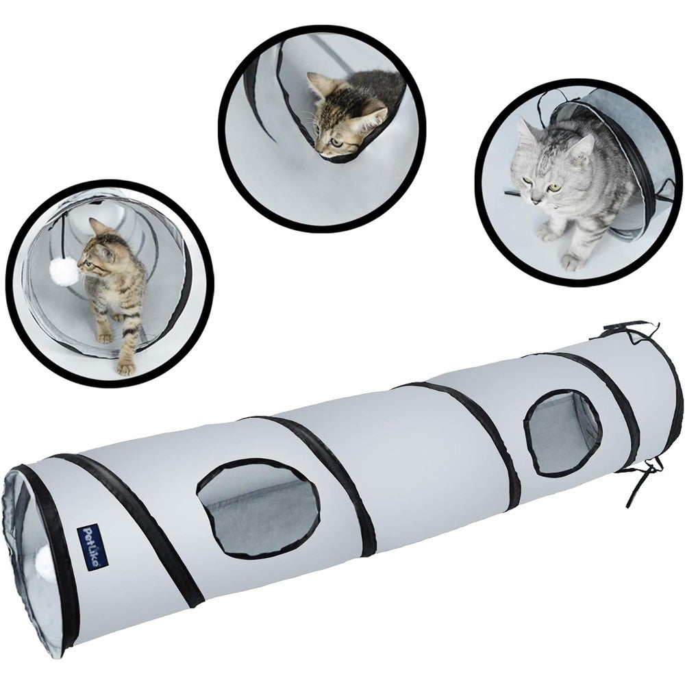 PetLike deluxe collapsible cat tunnel front view