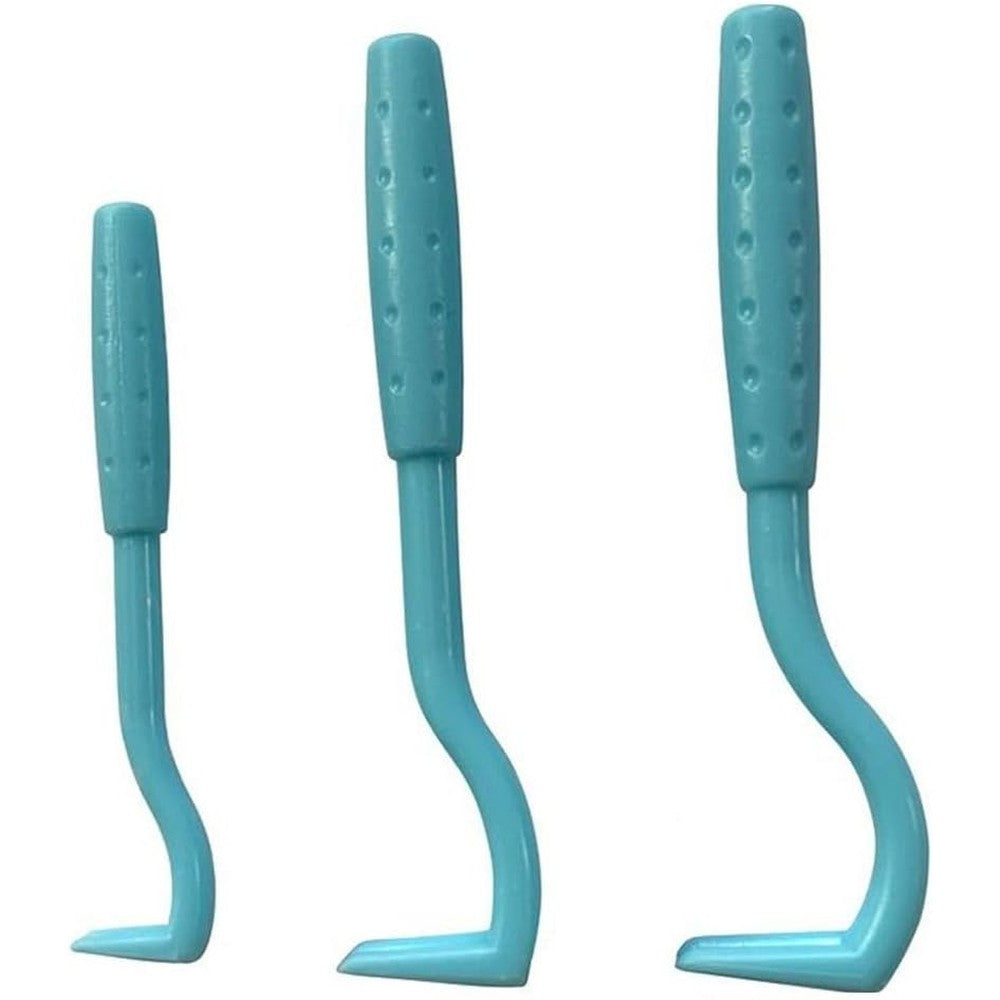 Ugnel 3 Pieces Pet Flea And Tick Removal Tool Set For Dogs And Cats Professional Grooming Supplies For Safe And Painless Extraction In Blue