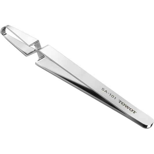 TOWOT Tick Tweezers For Pets Stainless Steel Tick Removal Tool For Dogs And Cats Professional Grooming Accessory