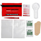 Hashir Professional Complete Tick Removal Kit For Hiking Traveling And Camping With Precision Tweezers Magnifier And Disinfecting Supplies