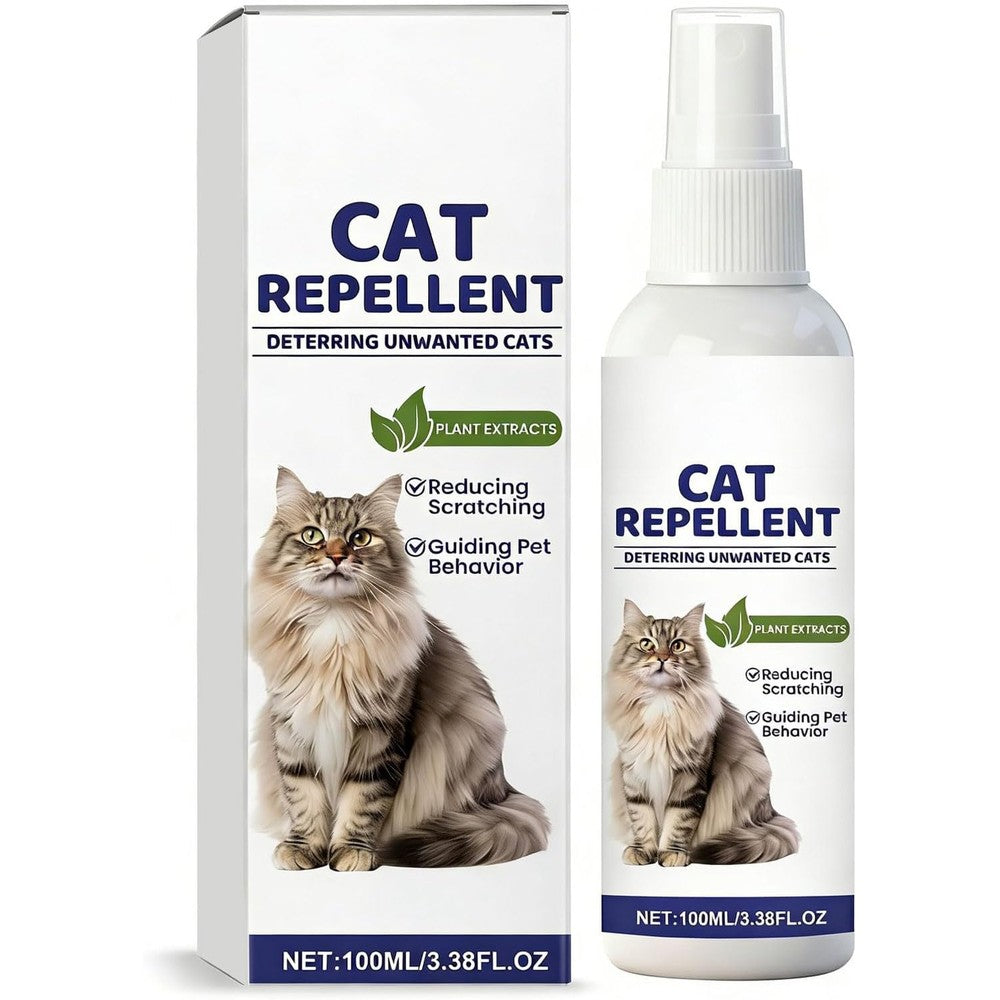 Quibbi Cat Training Spray With Natural Bitter Extract For Furniture Scratching And Urine Marking Prevention 100 Milliliters