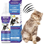 WEALLIN Cat Repellent Spray Natural Anti Scratch Training Aid For Indoor And Outdoor Furniture Protection Six Point Seventy Six Fluid Ounces