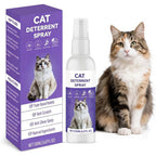 QHZ Bitter Apple Spray For Cats, Natural Anti Scratch And No Chew Training Deterrent For Furniture, Couch, Curtains, And Plants, 150 Milliliters