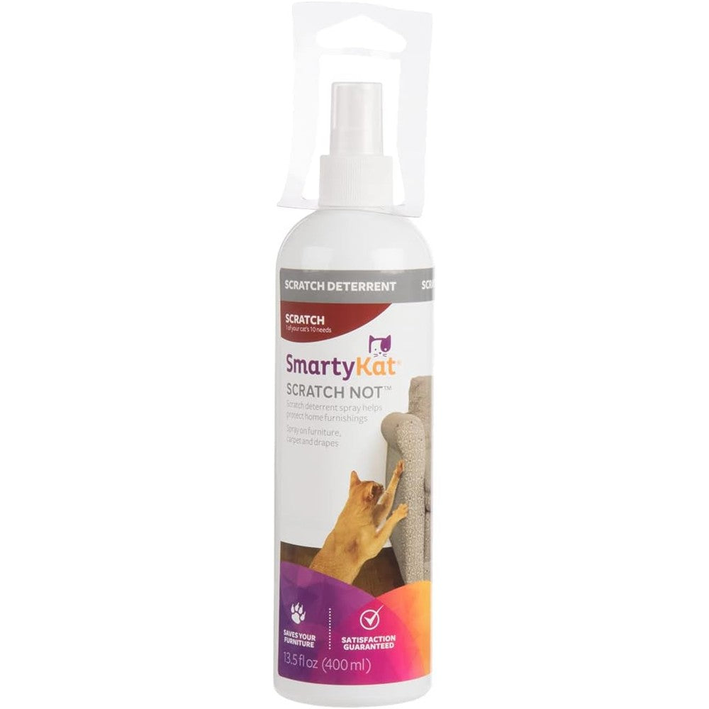 SmartyKat scratch not deterrent spray front view bottle