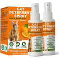 MGSDL Cat Deterrent Spray 2 Pack, Natural Non-Toxic Plant Based Anti-Scratch And Anti-Marking Training Aid, Orange Scent, 7 Fluid Ounce Each