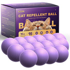 Mxvbaty Cat Repellent Outdoor And Indoor Natural Essential Oil Deterrent Balls For Garden Yard Patio And Car Engines 16 Pack