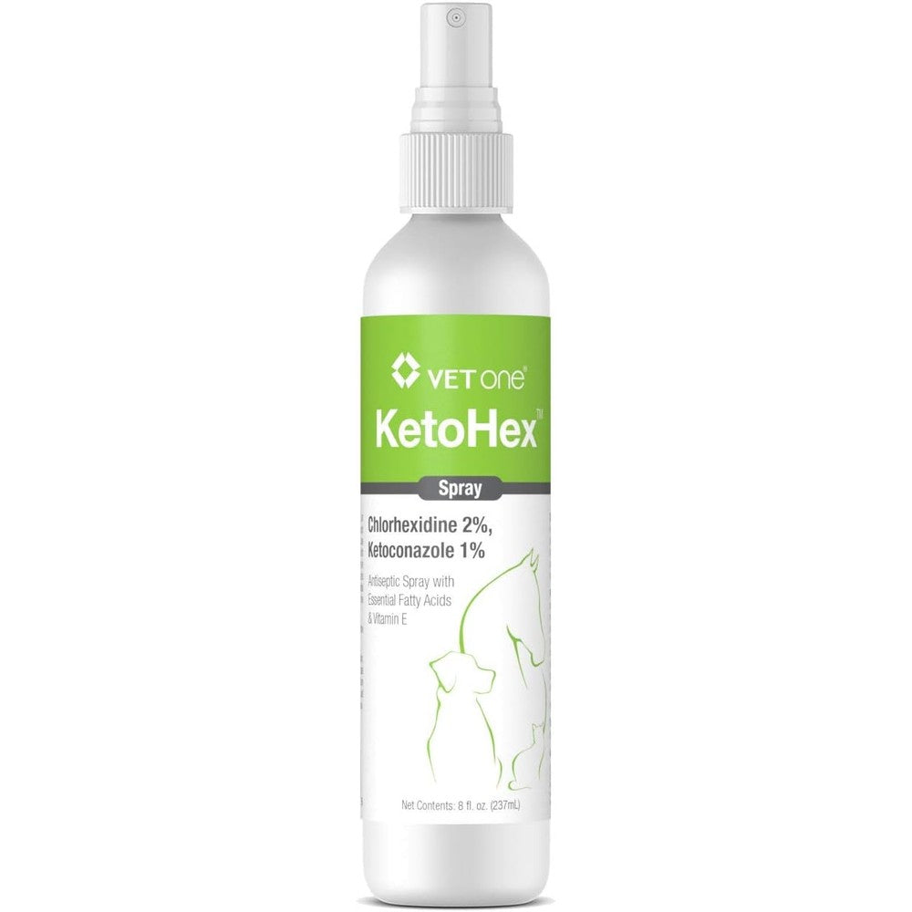 VetOne KetoHex Antiseptic Spray front view bottle packaging