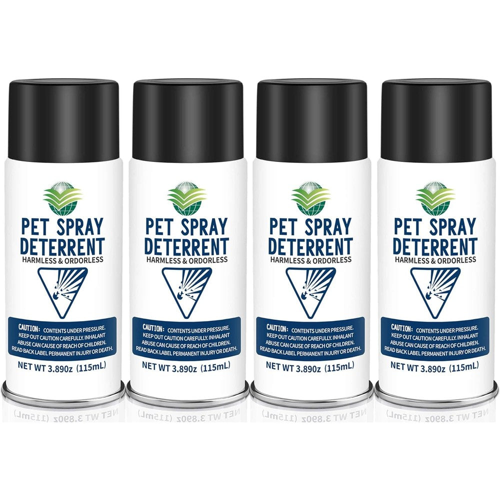 Diloqio Cat Spray Deterrent System And Motion Activated Pet Deterrent Device Refill Four Pack Fifteen Point Fifty Six Ounces Total