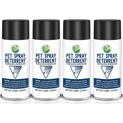 Diloqio Cat Spray Deterrent System And Motion Activated Pet Deterrent Device Refill Four Pack Fifteen Point Fifty Six Ounces Total