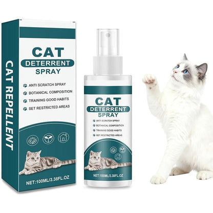 Tagicuku Cat Deterrent Spray Natural Safe Upgraded Scratch Training Aid For Furniture Sofas Rugs And Curtains 100 Milliliters