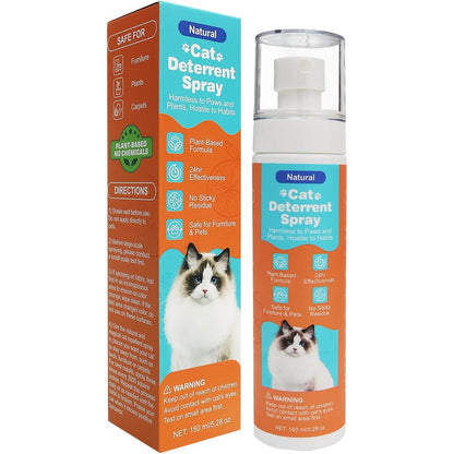Golrisen Cat Deterrent Spray Natural Repellent Training Aid For Furniture And Plants 150 Milliliters 5.28 Fluid Ounces