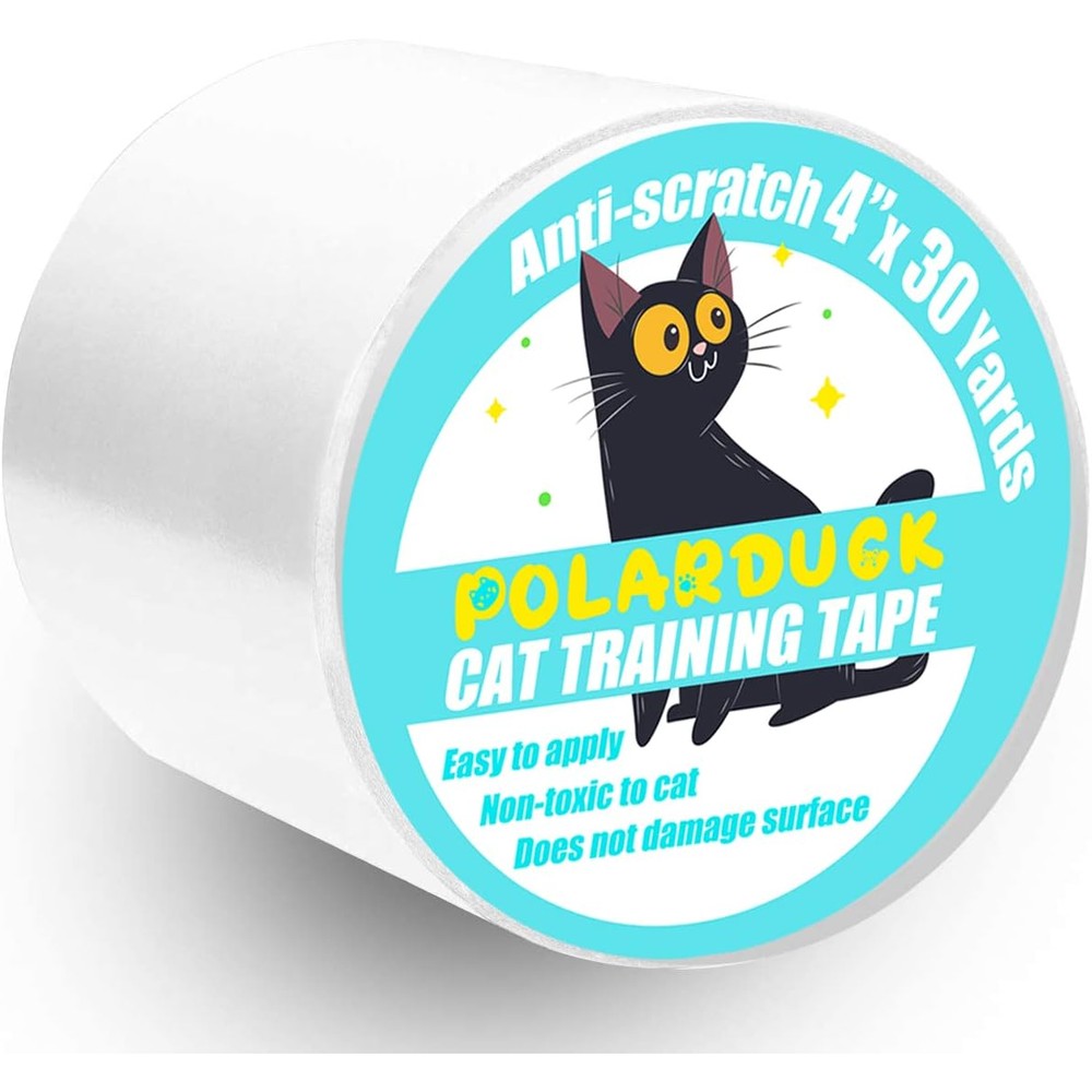 Polarduck anti cat scratch tape front view roll packaging