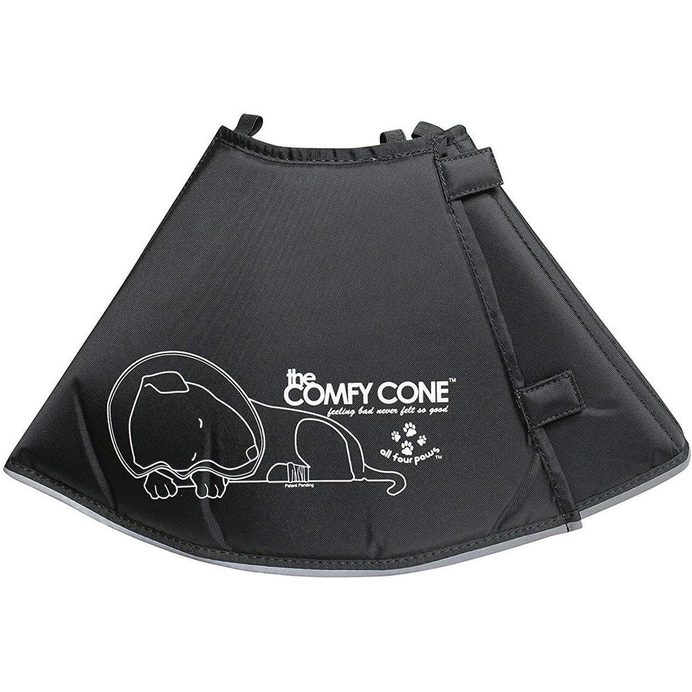 All Four Paws Comfy Cone soft recovery collar front view for post-surgery healing