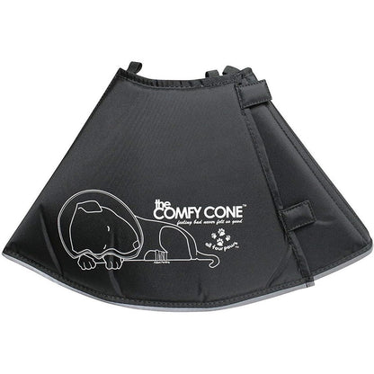 All Four Paws Comfy Cone soft recovery collar front view for post-surgery healing