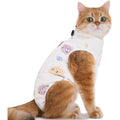 Coppthinktu Cat Recovery Suit female kitten onesie front view